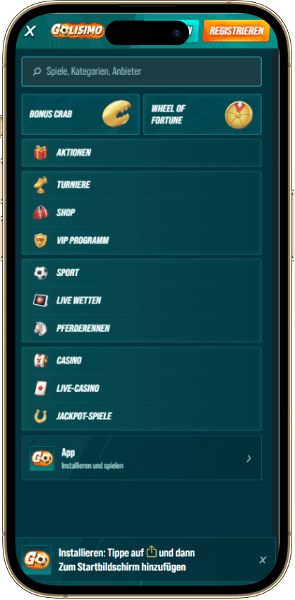 Golisimo Casino Mobile